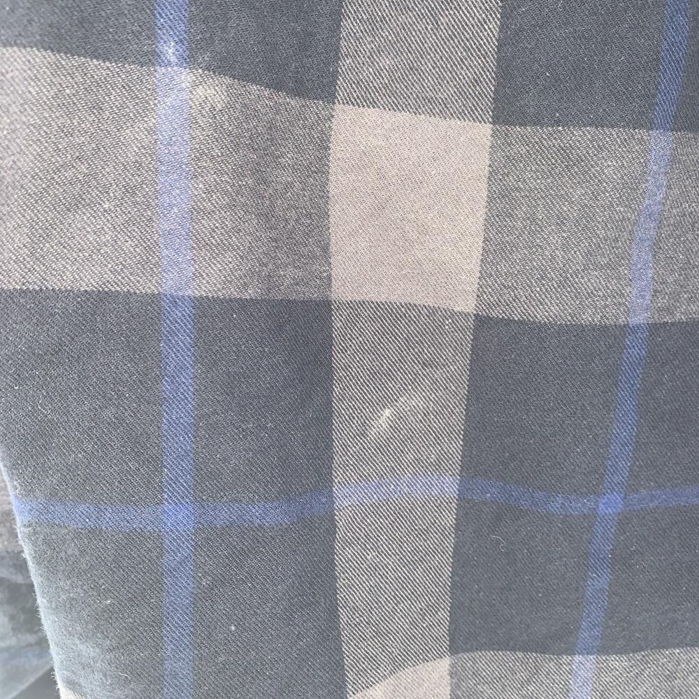 Swanndri Plaid Button Quilted Shacket Mens Large Gray Black Blue New Zealand - Picture 16 of 16